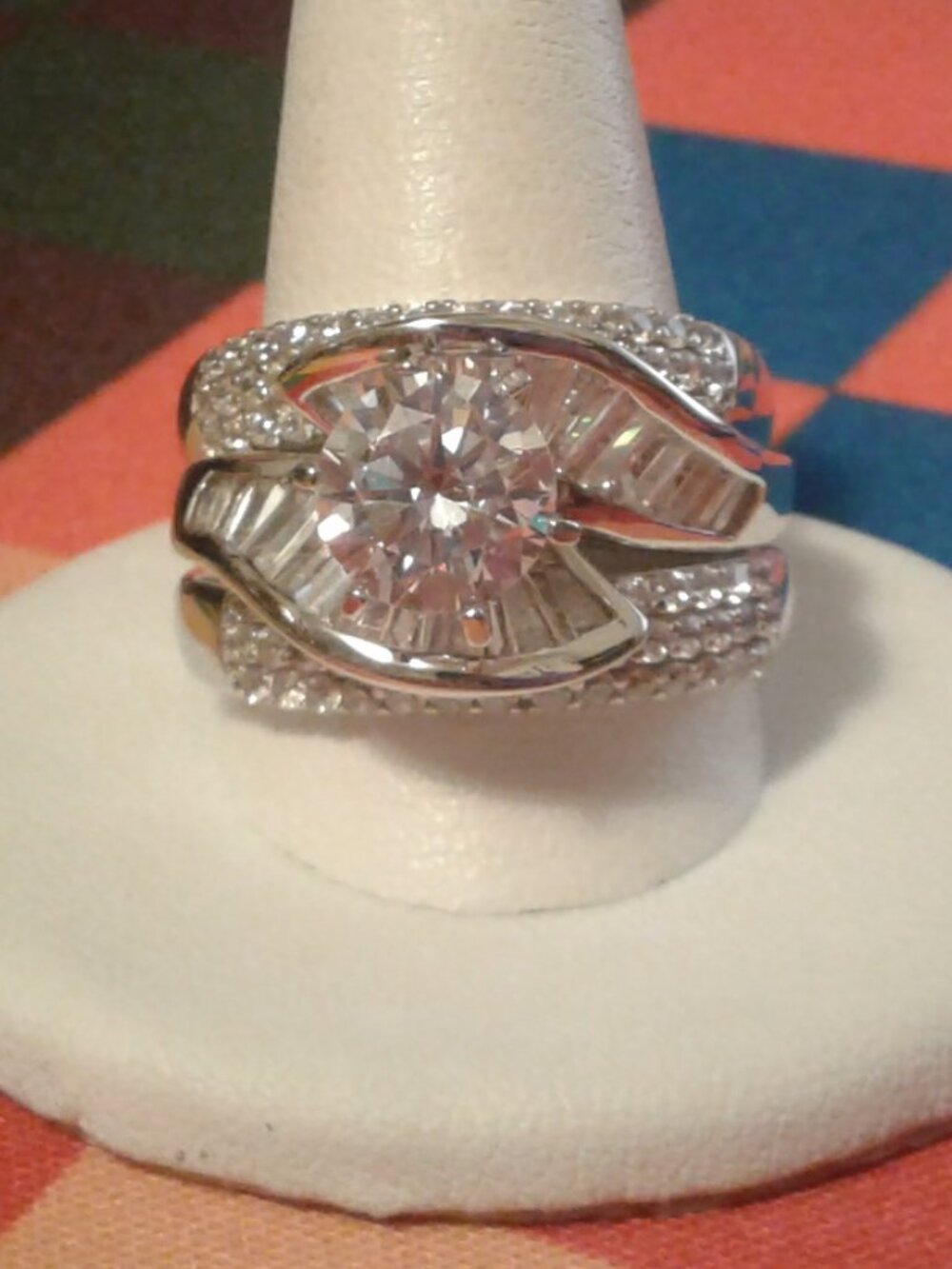 BJJ372 Bella Luce CZ Ring With Two Bands 7.31ctw. Size 11 LNC